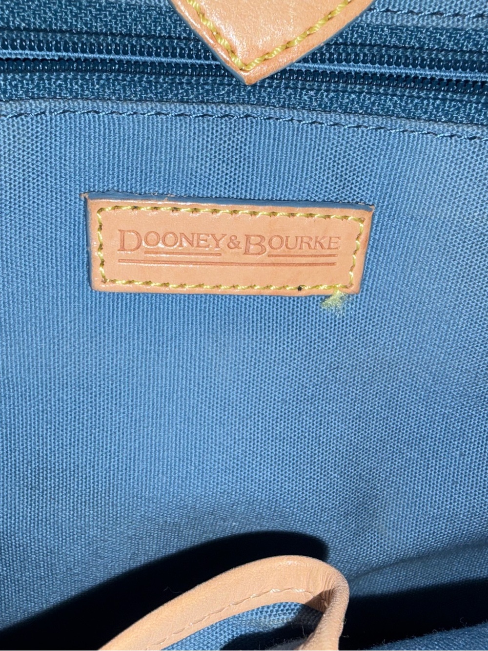 Vintage Dooney & Bourke IT Bag Purple Y2K Monogram Rainbow Satchel Bag/Purse - Picture 4 of 5